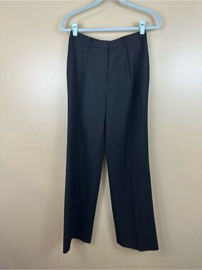 Brooks Brothers Women’s 100% Wool Classic Black Dress Pants Size 4 Lined Capsule